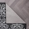 World Rug Gallery Transitional Geometric Textured Flat Weave Indoor/Outdoor Area Rug 2' x 3' Black 119BLACK2X3 - alternate 6
